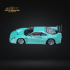 Stance Hunters Ferrari F40 LM Light Aqua Green With Removable Rear Engine Cover 1:64