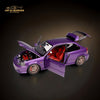 MOTORHELIX Honda Civic Type-R EK9 Pearl Purple With MF10 Wheels 1:18
