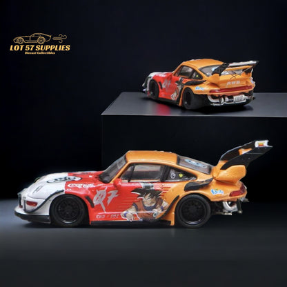 Street Weapon Porsche 993 RWB Goku SUN WU KONG 1:64