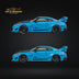 (Pre-Order) CM Model Nissan Skyline GT-R R35RR Baby Blue LBWK 1:64