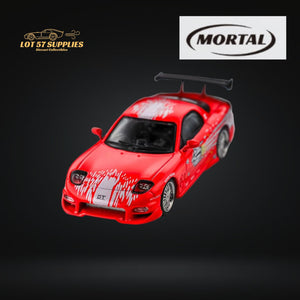 Mortal Mazda RX-7 Veilside Red F&F Livery 1:64