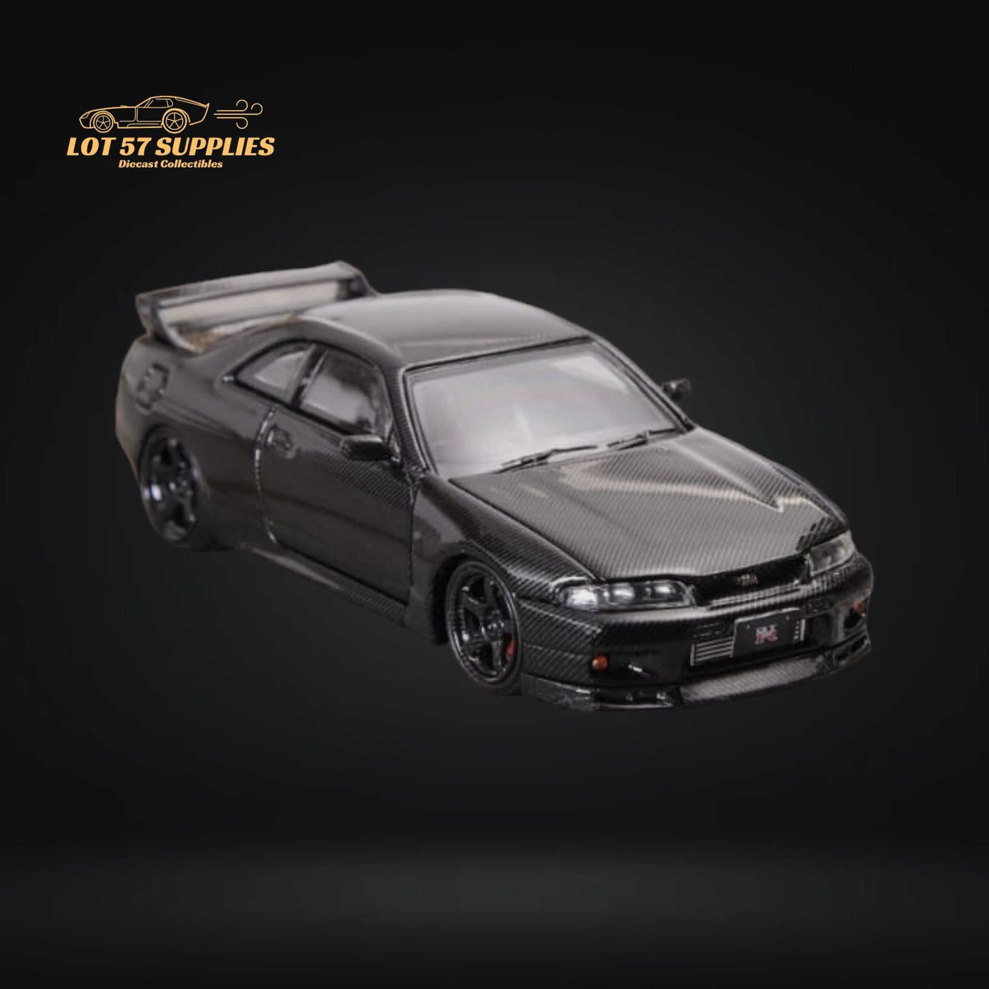 Focal Horizon Skyline GT-R R33 GT-R 4th Gen BCNR33 Full Carbon Black 1:64