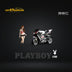 BSC Racing Bike Playboy With Model Figure 1:64