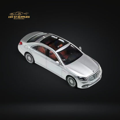 Fine Works Mercedes Benz S65 AMG W222 in Silver 1:64