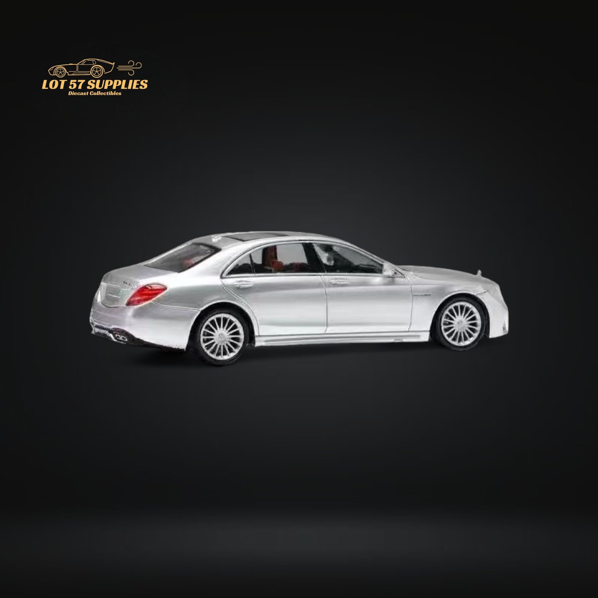 Fine Works Mercedes Benz S65 AMG W222 in Silver 1:64