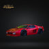 Star Model Testarossa 512TR LB-Works Wide Body Modified Red / Black Wheels 1:64