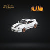 Flame Model Porsche 911 Gunther Werks 400R White Resin Model With Box+Display Case 1:64