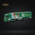 TimeMicro X Perka Mercedes Actros Container Truck Green Dragon Livery 1:64 MD646703