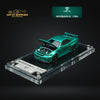 TimeTop Nissan Skyline GTR-R34 Metallic Green Carbon Gift box Edition 1:64 TT643428