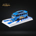 Flame Model VW Volkswagen T1 Van Bus Astro Boy Blue 1:64