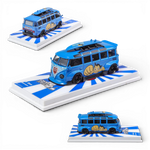 Flame Model VW Volkswagen T1 Astro Boy Blue 1:64 Diecast Model