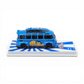 Flame Model VW Volkswagen T1 Astro Boy Blue 1:64 Diecast Model
