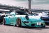 Fast Speed Porsche 964 RWB Widebody KASHIWA X Version Rear Wing in Tiffany Blue 1:64