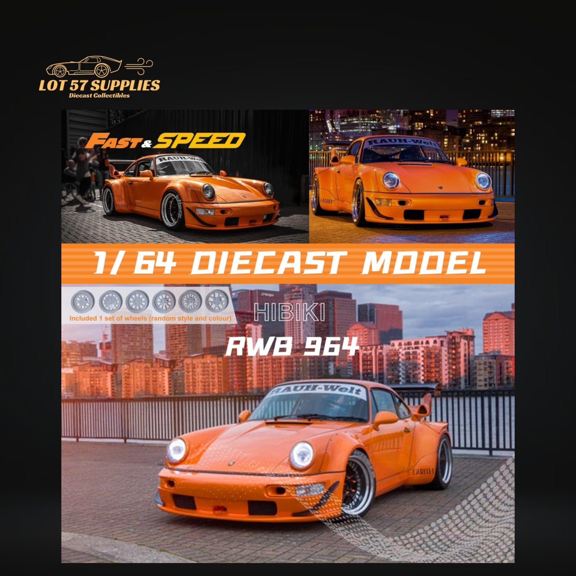 TPC 1/64 RWB 964 CALI VINTAGE オレンジ色 TPC 1/64 RWB 964 CALI VINTAGE オレンジ色 - メルカリ