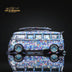 Liberty64 VW Volkswagen T1 Van Kombi Widebody Dark Sunflower Livery in Blue 1:64