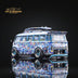 Liberty64 VW Volkswagen T1 Van Kombi Widebody Dark Sunflower Livery in Blue 1:64