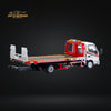 Unique Model Hino 300 Dutro Flatbed Flatbed Tow Truck in WORLD CHAMPION Livery 1:64