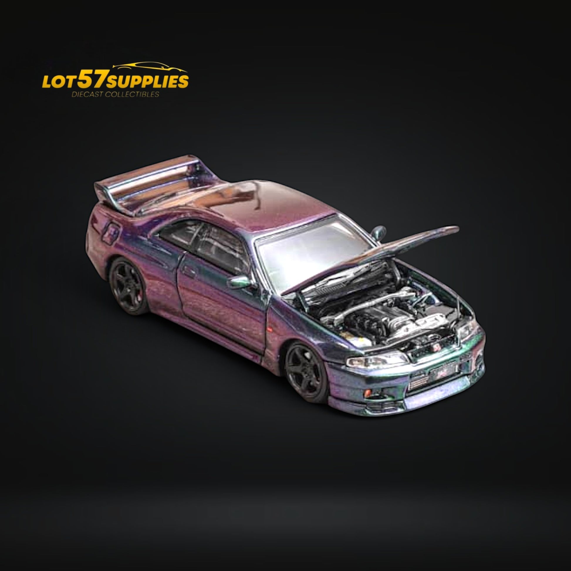 Focal Horizon Skyline GT-R R33 GT-R 4th Gen BCNR33 Magic Purple 1:64