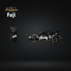 Fuji Honda Civic EG6 5th Gen MK5 Rocket Bunny Black Stussy Livery With Bear Brick Figure 1:64