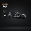 Fuji Honda Civic EG6 5th Gen MK5 Rocket Bunny Black Stussy Livery With Bear Brick Figure 1:64