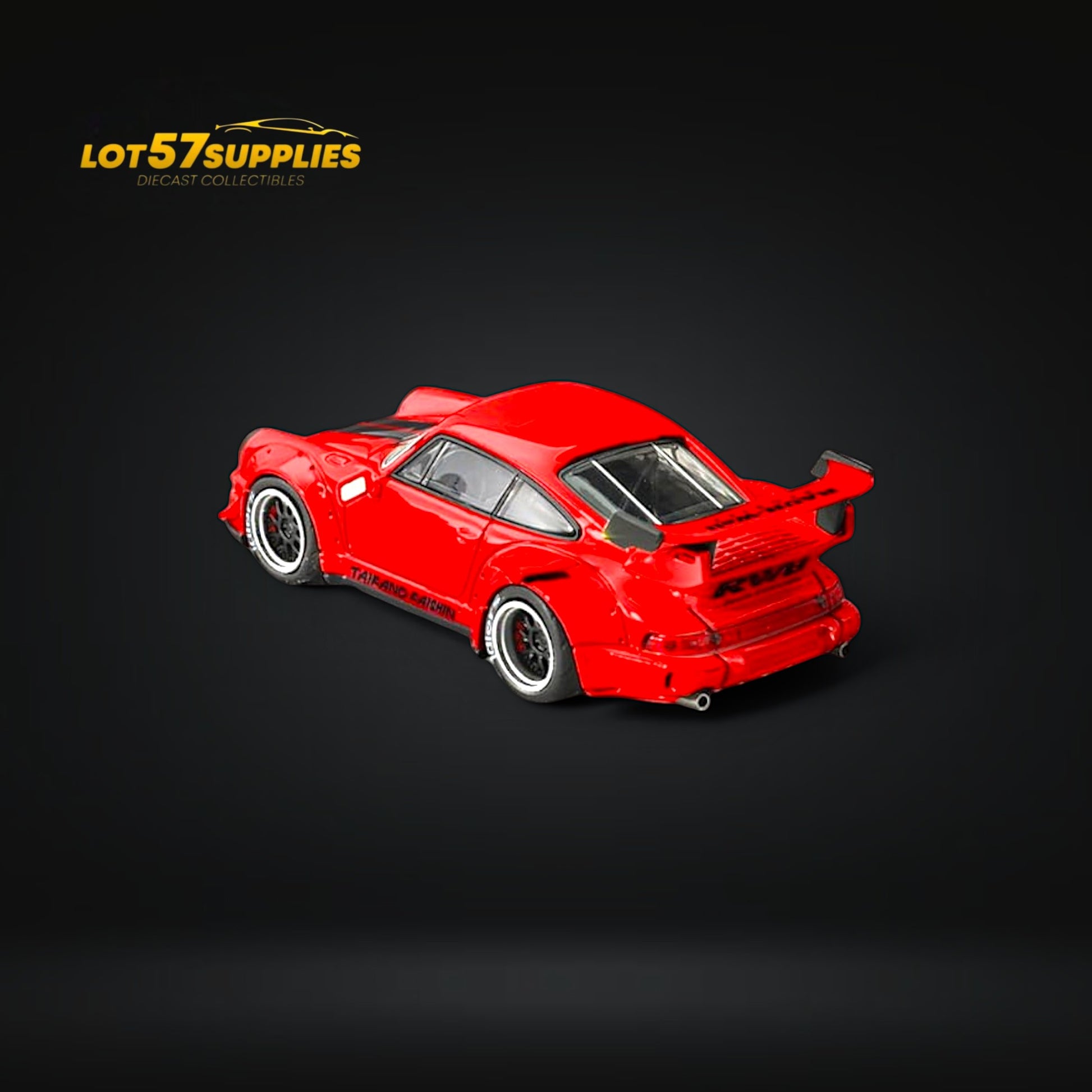 Star Model Porsche RWB 964 GT Wing Taikano Red Ordinary 1:64