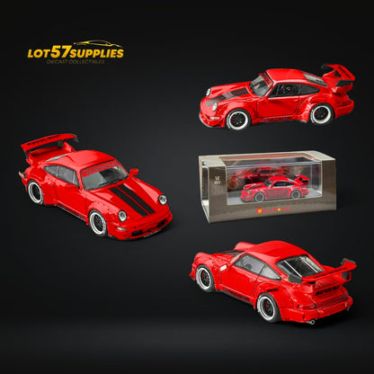 Star Model Porsche RWB 964 GT Wing Taikano Red Ordinary 1:64