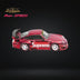 Fast Speed Porsche RWB 993 GT Wing Chrome Red Suprme 1:64