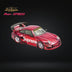 Fast Speed Porsche RWB 993 GT Wing Chrome Red Suprme 1:64