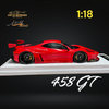 IVY MERIT 458 GT Rosso Red LBWK LB Silhouette Resin 1:18 Scale