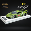 IVY MERIT 458 GT Fighter Green LBWK LB Silhouette Resin 1:18 Scale