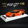 IVY MERIT 458 GT Fighter Orange LBWK LB Silhouette Resin 1:18 Scale