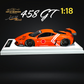 IVY MERIT 458 GT Fighter Orange LBWK LB Silhouette Resin 1:18 Scale