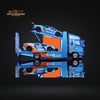 (Pre-Order) GCD Mitsubishi Fuso Fighter Double-Decker MK2 Transport Truck Gulf Livery 1:64