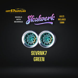 Custom Order Only - Skalwerk - SEVRNK7 GREEN - 1:64 (1 SET = 4 Wheels)