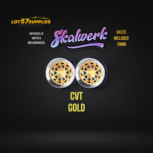 Custom Order Only - Skalwerk - CVT GOLD - 1:64 (1 SET = 4 Wheels)