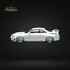 CUSTOM KAIDO Nissan Skyline GT-R R33 GREDDY V1 in White 1:64 KHMG113