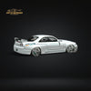 CUSTOM KAIDO Nissan Skyline GT-R R33 GREDDY V1 in White 1:64 KHMG113