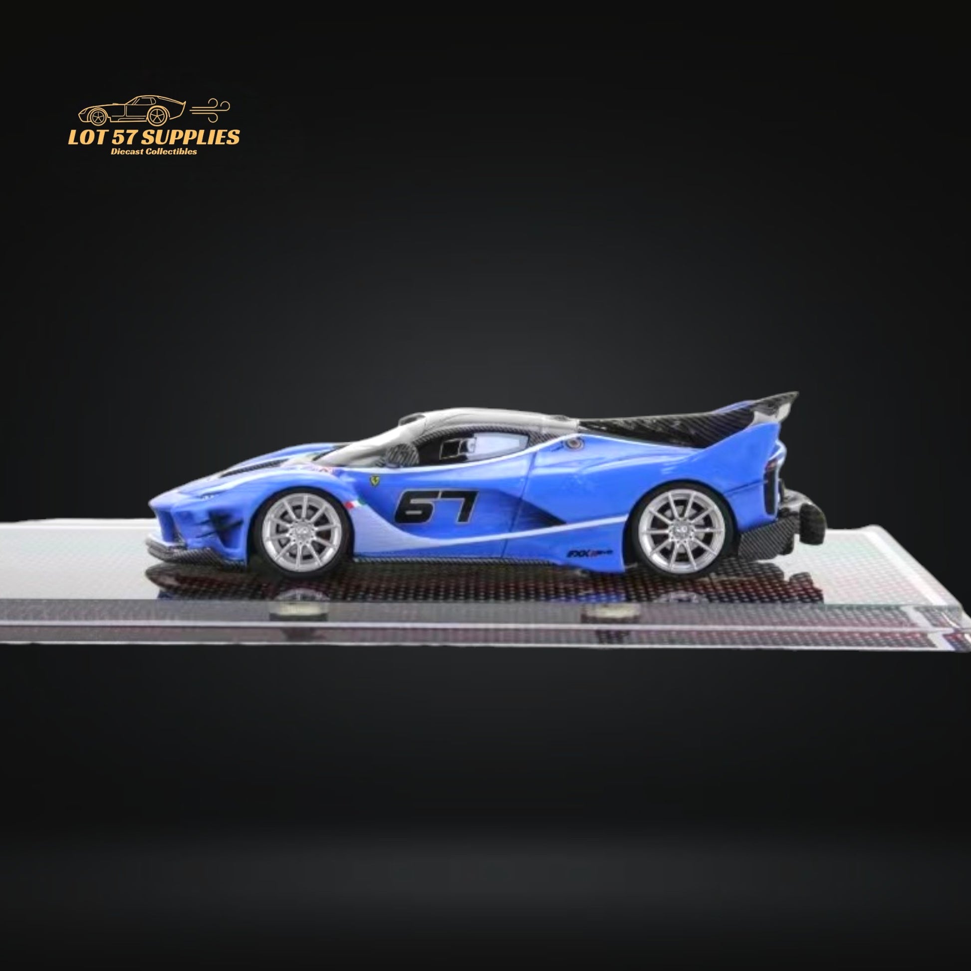 U2 FXX-K Evo Sea Blue #67 Resin Limited Edition 1:64