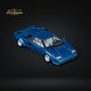 FindClassically Lamborghini Countach LP5000 S Blue Without Tail Wing 1:64