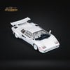 FindClassically Lamborghini Countach LP5000 S White With Tail Wing 1:64