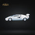 FindClassically Lamborghini Countach LP5000 S White With Tail Wing 1:64