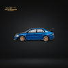 CM Model Mitsubishi Lancer Evo IX 9 Metallic Blue With Carbon Hood 1:64 CM64-EVOIX-10CR