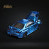 TimeTop Nissan Skyline GTR-R34 Chrome Blue Carbon Gift box Edition 1:64 TT643437