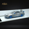 MC Nissan Skyline R34 25GT Turbo Silver Queen Livery 1:64