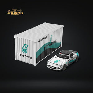 TimeMicro Mercedes Benz SLS Petronas Livery Container Version 1:64 TM643319-T