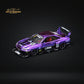 Street Weapon LBWK ER34 Nissan Skyline GT-R Chrome Purple 1:64 Limited to 500 Pcs