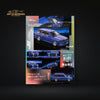 Mortal BMW E30 Touring Wagon in Blue Diecast 1:64