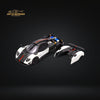 Fiberrun Pagani Zonda Cinque in White & Carbon Fiber Accents 1:64 FB64001001