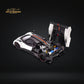 Fiberrun Pagani Zonda Cinque in White & Carbon Fiber Accents 1:64 FB64001001