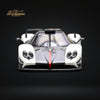 Fiberrun Pagani Zonda Cinque in White & Carbon Fiber Accents 1:64 FB64001001